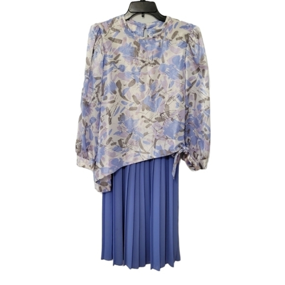 Greg‎ Adams Petites Mother of the Bride Formal Dress Sz 10, Asymmetric Pleated